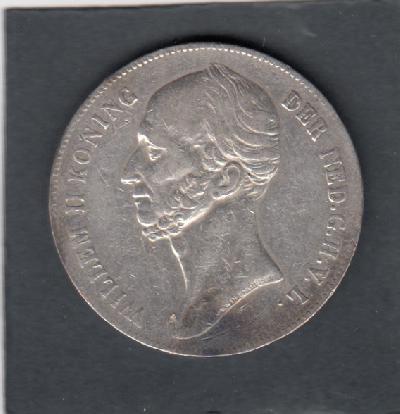 Beschrijving: 2 1/2 Gulden WILLEM II